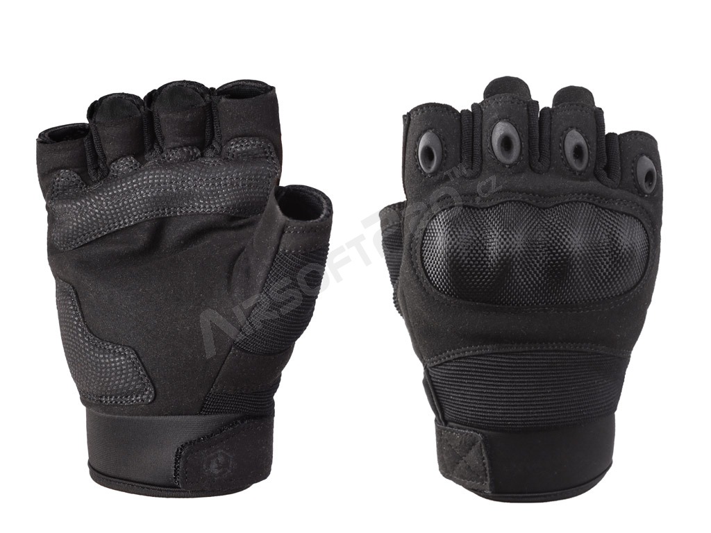 Half finger tactical gloves - black, XXL size [EmersonGear]