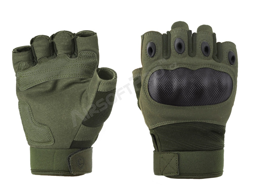 Taktické rukavice Half finger - Olive Drab, vel.S [EmersonGear]