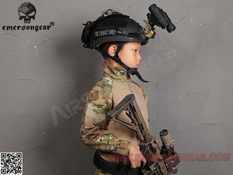 Tactical helmet for kids - black [EmersonGear]