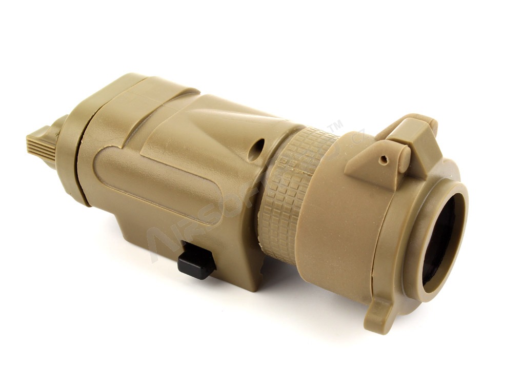 M3X LED Tactical Flashlight (RIS) with IR filter, short - Dark Earth [Element]
