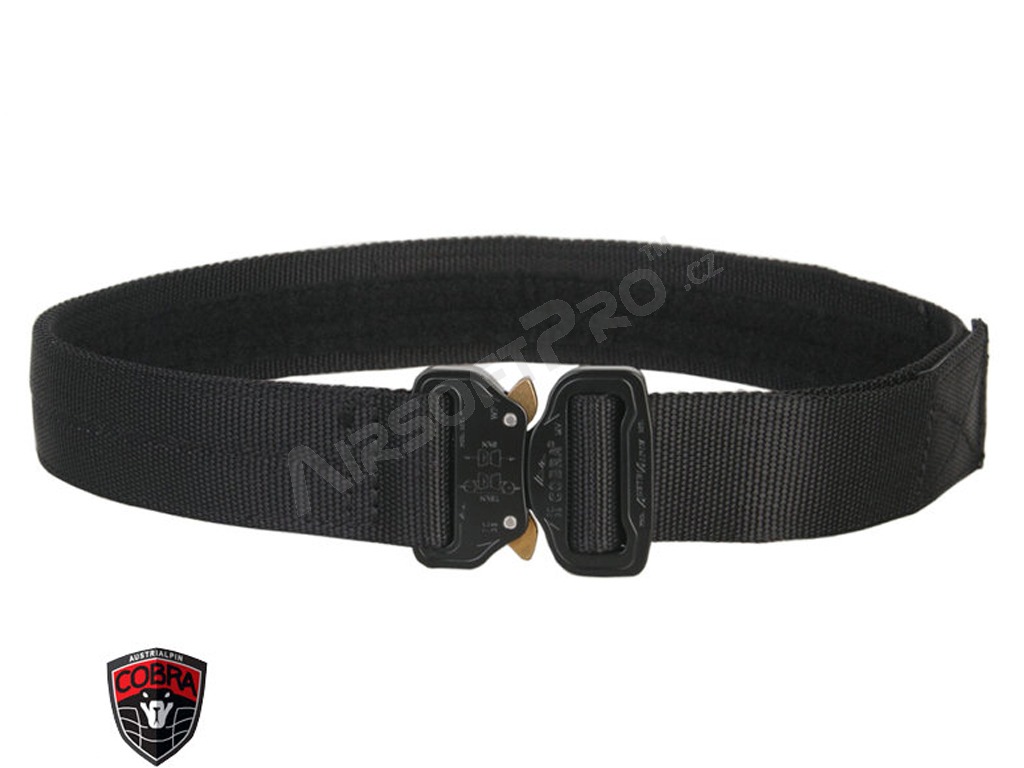 COBRA 1.5inch / 3.8cm One-pcs Combat Belt  - black, L size [EmersonGear]