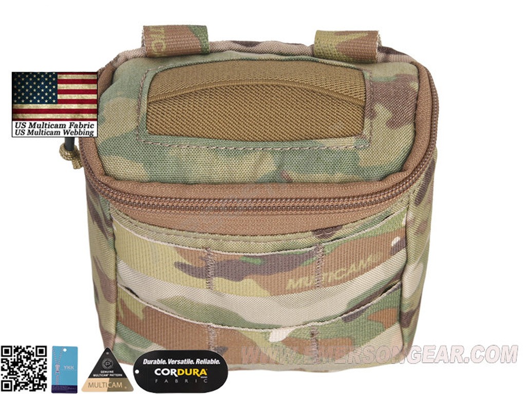 Concealed Glove Pouch - Multicam Black [EmersonGear]