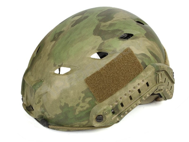 Vojenská helma FAST s příslušenstvím, typ BJ, NOVÝ MODEL - ATacs FG [EmersonGear]