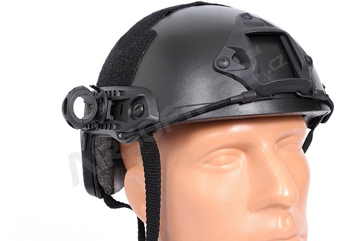 Montáž svítilny na helmu - černá [EmersonGear]