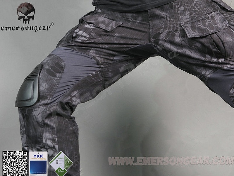 Maskáčové bojové kalhoty G3 - Typhon, Vel.S (30) [EmersonGear]