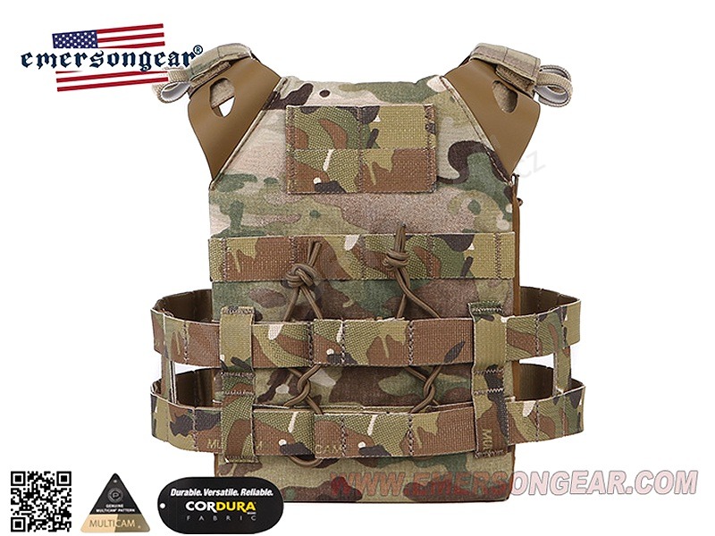 Jumer Plate Carrier for Kids With Double M4 Pouch and dummy ballistic plates - Multicam [EmersonGear]