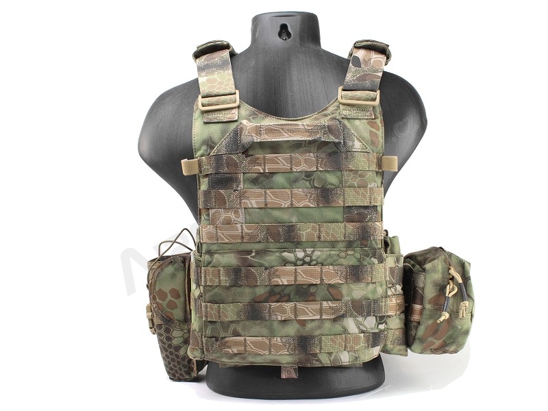 LBT6094A Plate Carrier With 3 Pouches - Mandrake [EmersonGear]