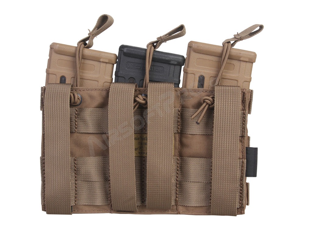 Modular Open Top Triple MAG Pouch - Coyote Brown [EmersonGear]