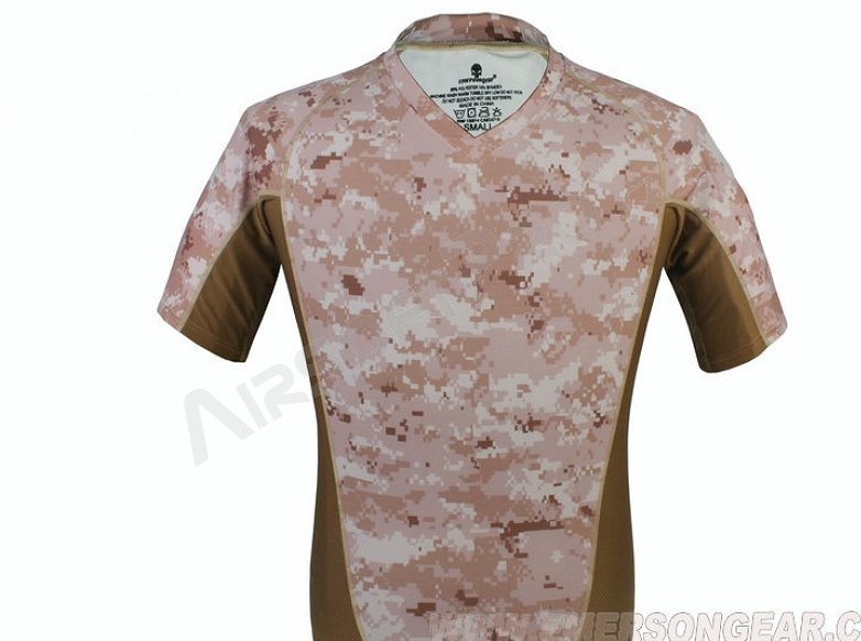 Skin tight base layer Shirt - AOR1, M size [EmersonGear]