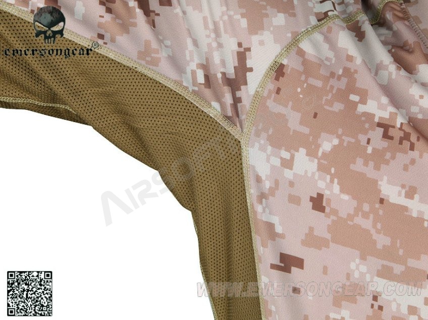 Skin tight base layer Shirt - AOR1, M size [EmersonGear]