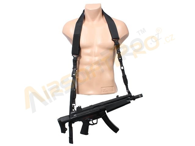 2-point Urben bungee rifle sling - Black [EmersonGear]