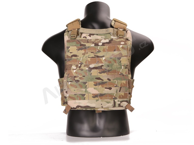 420 Plate Carrier Tactical Vest With 3 Pouches - Multicam [EmersonGear]