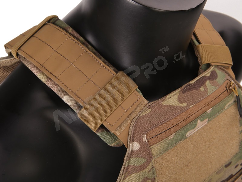 420 Plate Carrier Tactical Vest With 3 Pouches - Multicam [EmersonGear]