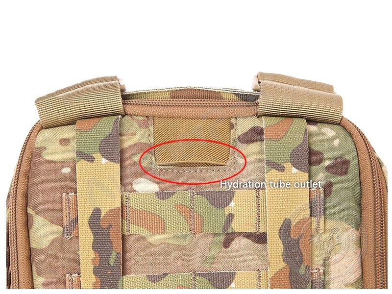 Vojenský multifunkční batoh D3, 10/18L - Wolf Grey [EmersonGear]