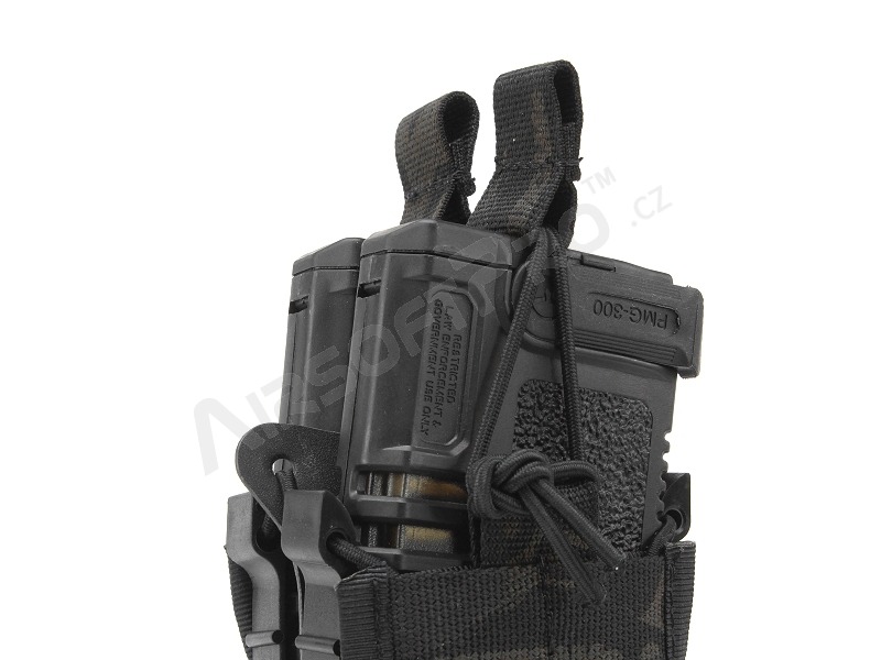 Double modular rifle magazine pouch - Multicam Black [EmersonGear]