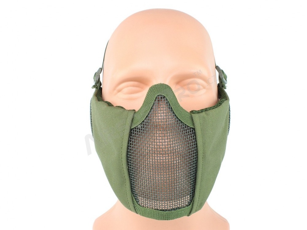 Face mask  Battlefield Elite with ear protection - Olive Green (OD) [EmersonGear]