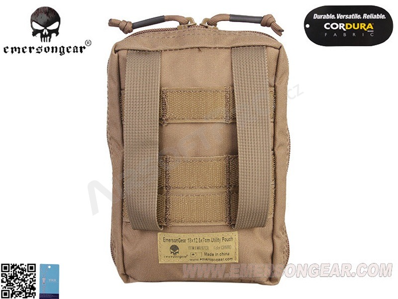 Molle 18*12.5*7cm Utility Pouch - Coyote Brown (CB) [EmersonGear]