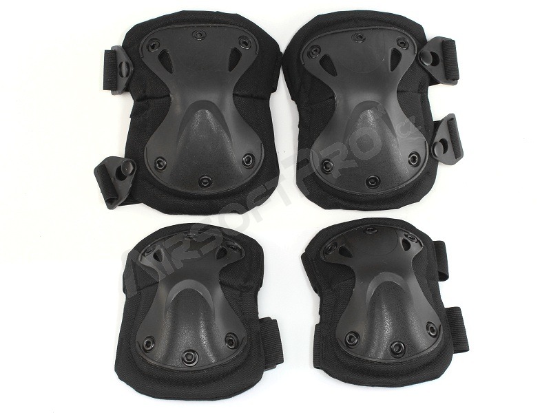 Tactical elbow and knee pad set - black [EmersonGear]