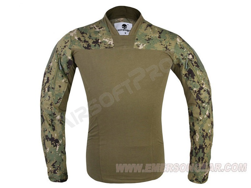T-Shirt de combat Talos LT style Halfshell - AOR2, taille XXL [EmersonGear]