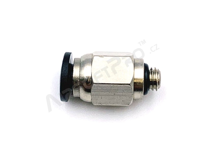 HPA 4 mm hose coupling - straight - male M5 thread [EPeS]