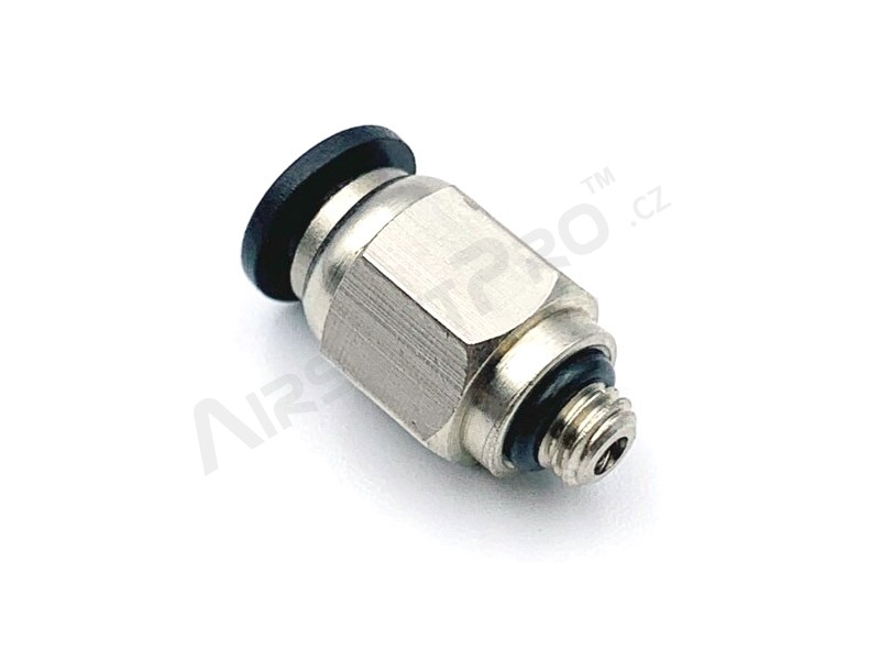 HPA 4 mm hose coupling - straight - male M5 thread [EPeS]