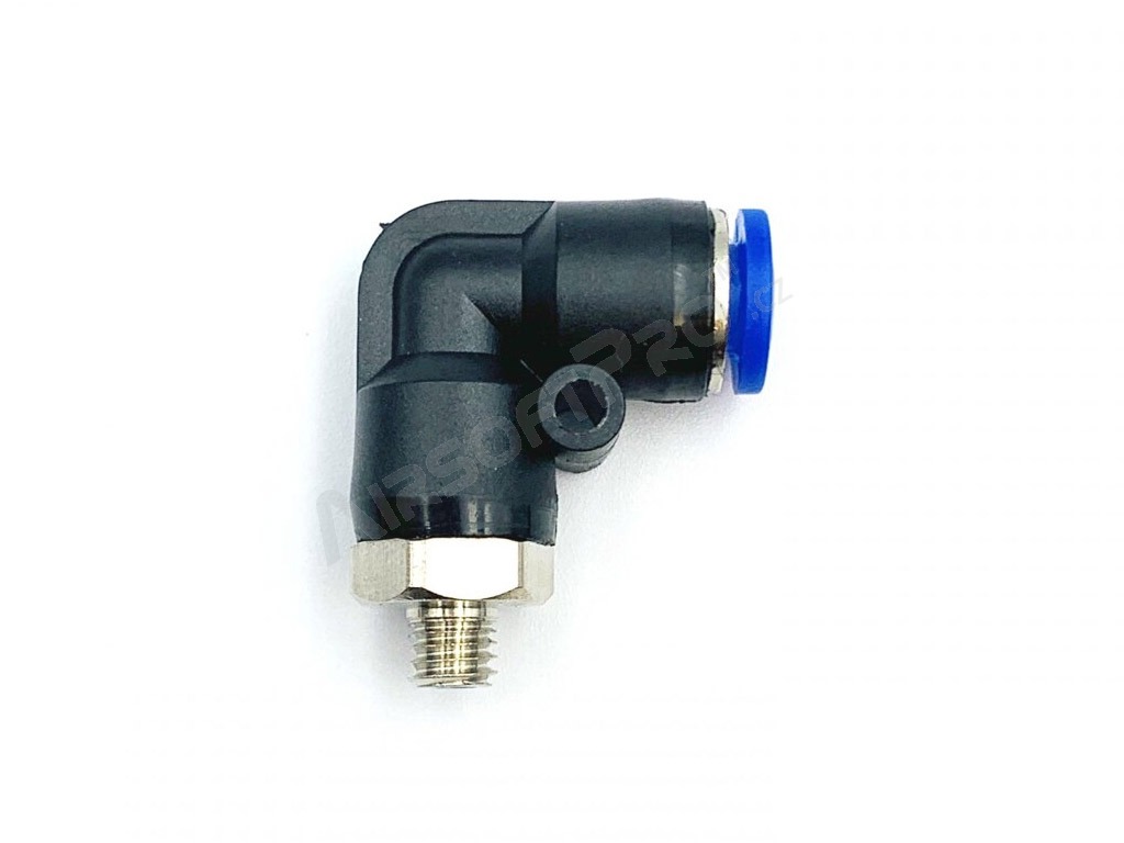 HPA 6 mm hose coupling - 90° - male M6 thread [EPeS]