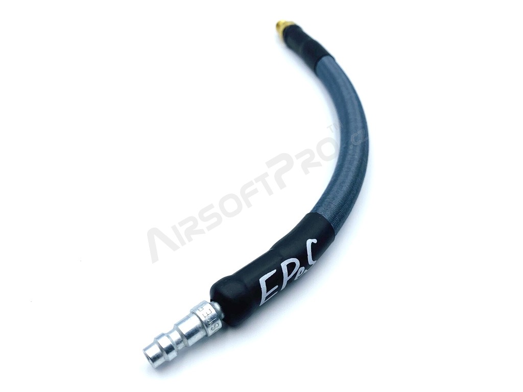 IGL type S&F hose for HPA system - male QD + 1/8NPT - 20cm with braided - Grey [EPeS]