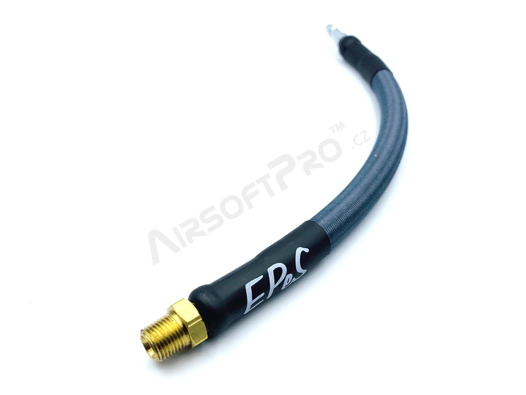 IGL type S&F hose for HPA system - male QD + 1/8NPT - 20cm with braided - Grey [EPeS]