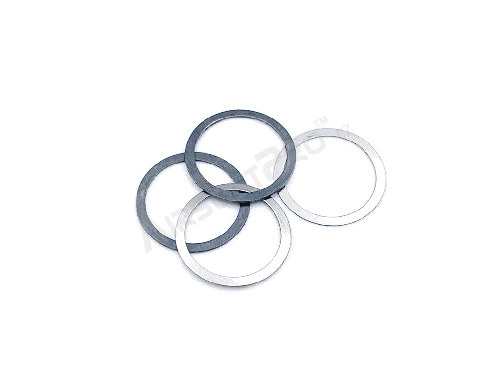 Spacer washers for AEG hop-up bucking lip – 0.1 + 0.2 mm (4 pcs set) [EPeS]
