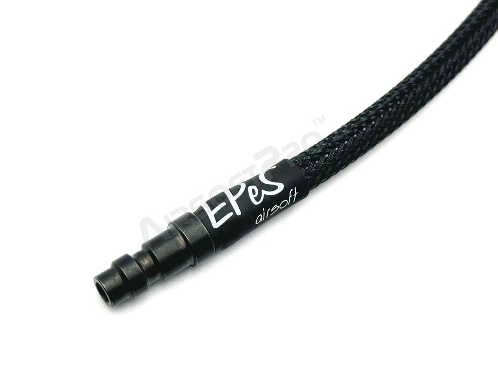 IGL SlimLine hose for HPA system - male QD + 1/8NPT - 25cm with braided - Black [EPeS]
