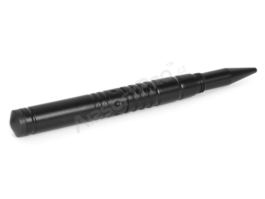 Compact tactical pen with glass breaker KBT-03 - black [ESP]