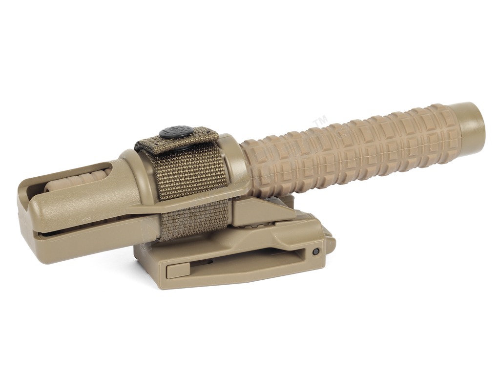 Hardened expandable baton, 21” / 530 mm, ExB-21H with BH-54 holder - Khaki [ESP]