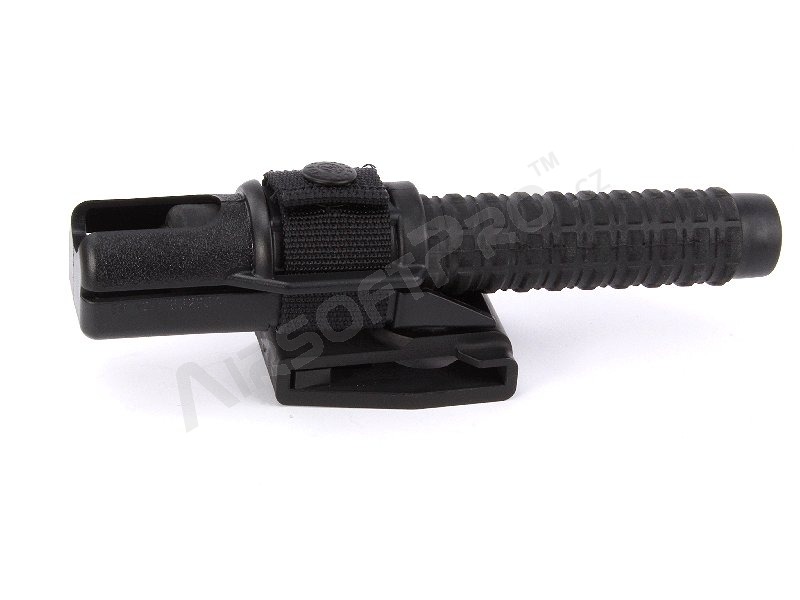 Hardened expandable baton, black, 18” / 455 mm, ExB-18H with BH-54 holder [ESP]