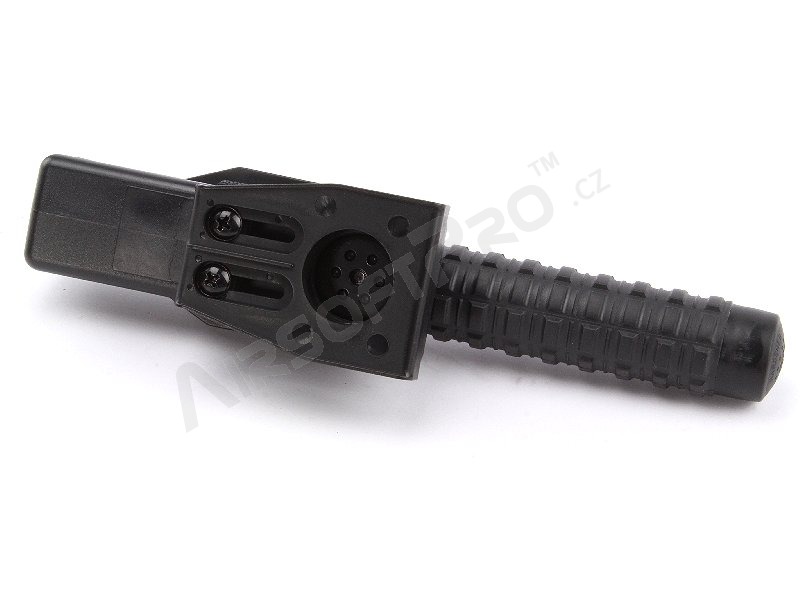 Hardened expandable baton, black, 23” / 585 mm, ExB-23H with BH-54 holder [ESP]