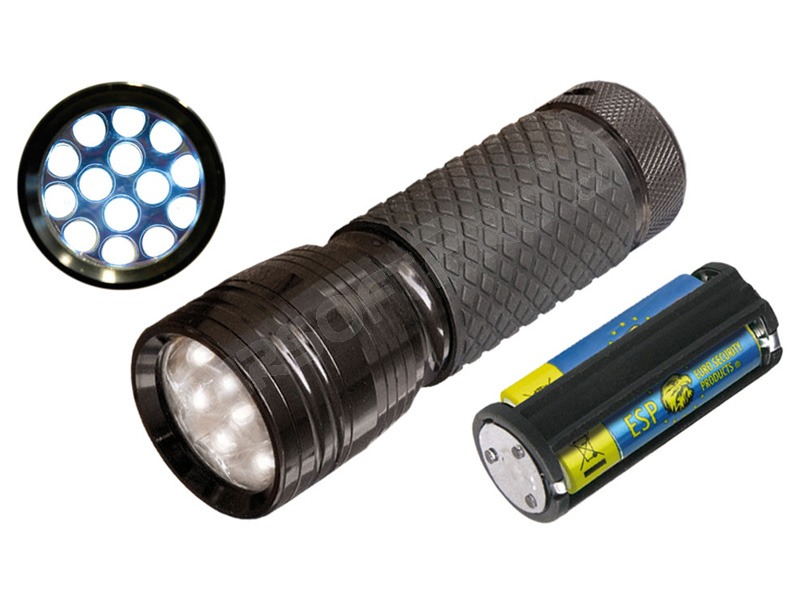 Duralumin flashlight MAGNUM - 14 LED [ESP]