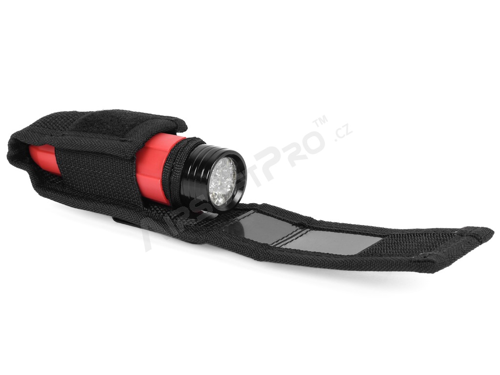 Kit de police de nuit MAGNUM - lampe de poche, cône de signalisation rouge et étui en nylon [ESP]