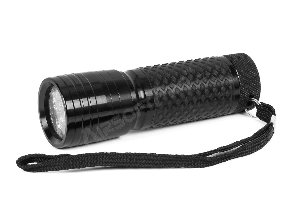 Kit de police de nuit MAGNUM - lampe de poche, cône de signalisation rouge et étui en nylon [ESP]