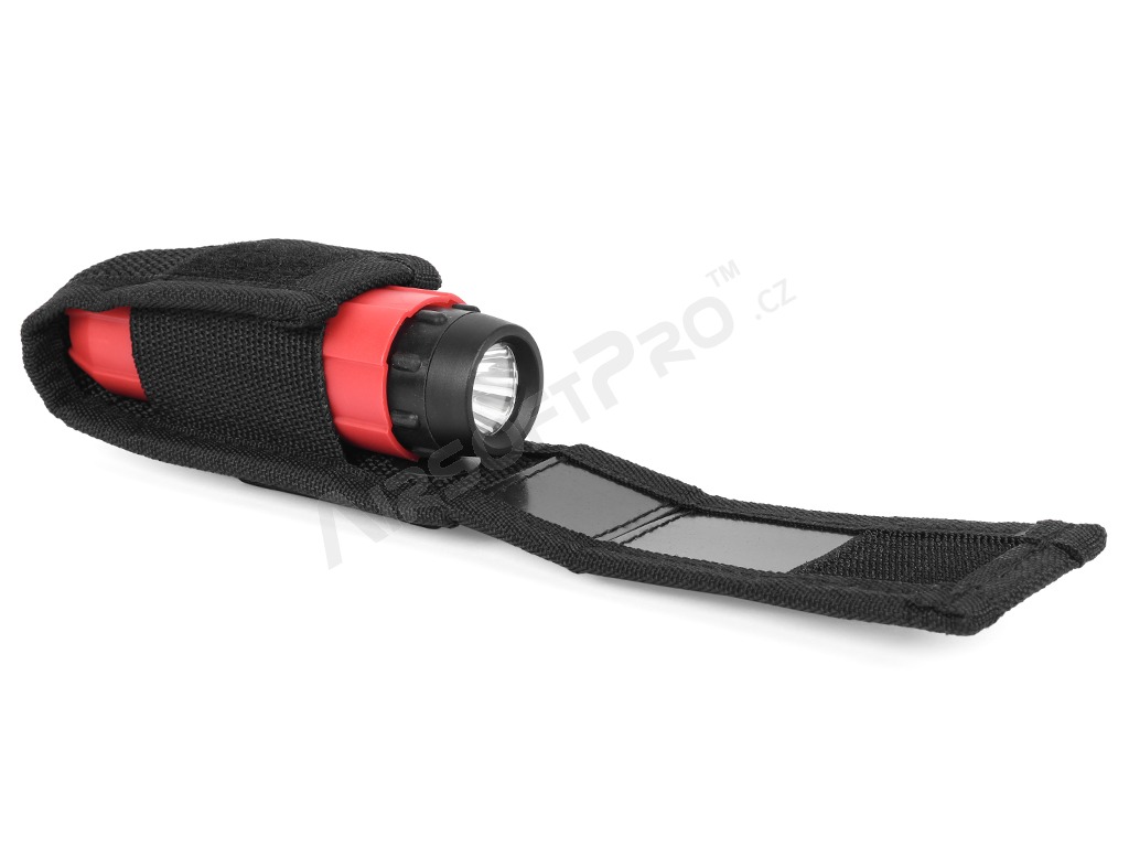 Night Police set TREX – flashlight, red signal cone and nylon holder [ESP]
