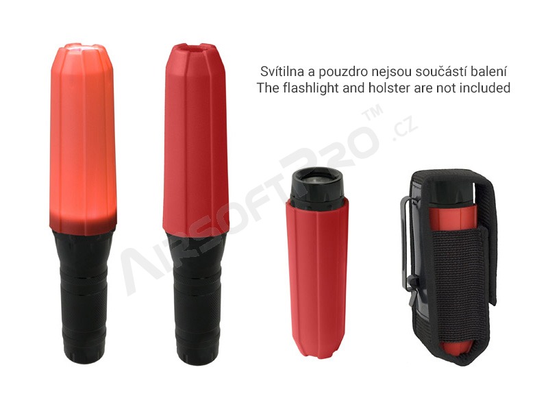 Plastic red signal cone for ESP TREX flashlight [ESP]