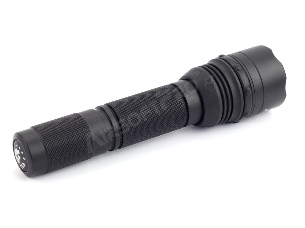 Tactical 10W LED  flashlight HELIOS 10-37, 1 mode + USB adapter and battery [ESP]