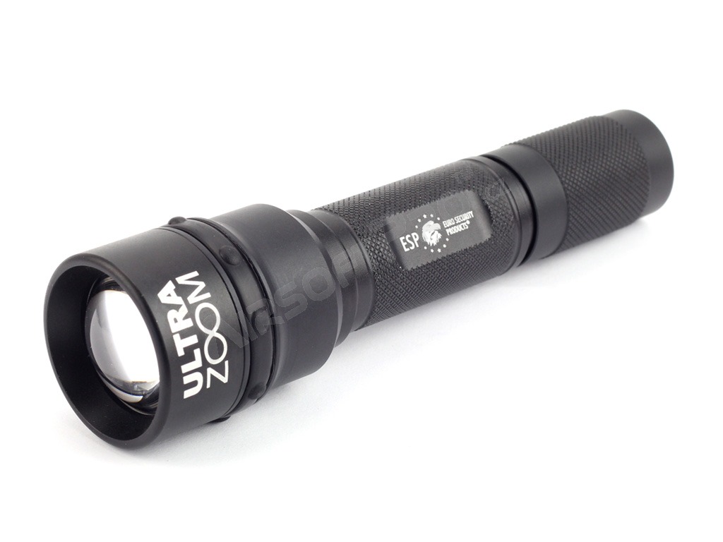Tactical flashlight HELIOS 3 ULTRAZOOM, 1 mode [ESP]