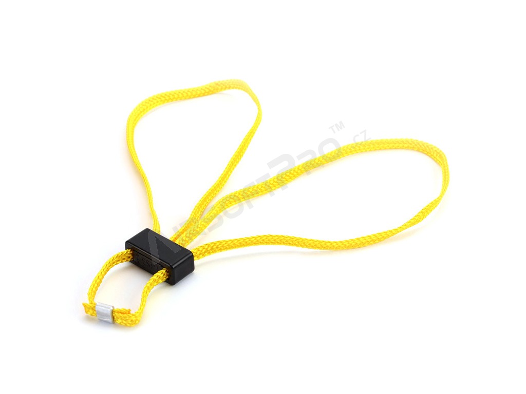 Textile disposable handcuffs (5 pcs) HT-01-Y - yellow [ESP]