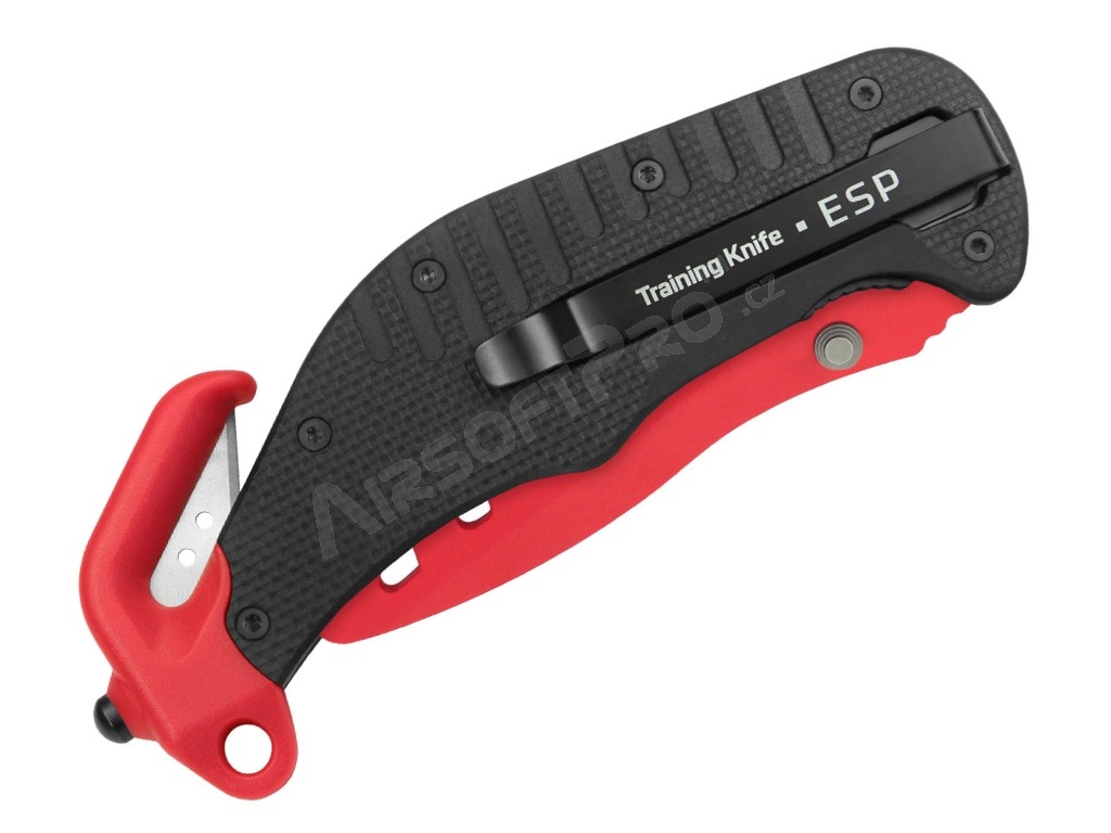 Training rescue knife (TRK-01) - Red [ESP]