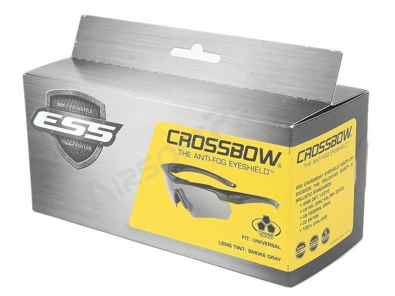 Ochranné brýle Crossbow ONE s balistickou odolností TAN - tmavé [ESS]