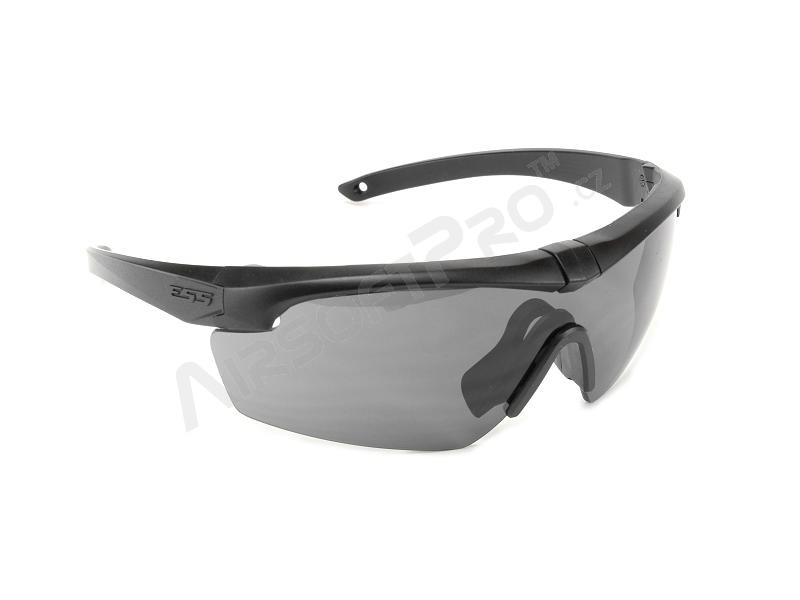Ochranné brýle Crosshair 3LS černé s balistickou odolností - čiré, tmavé, žluté [ESS]