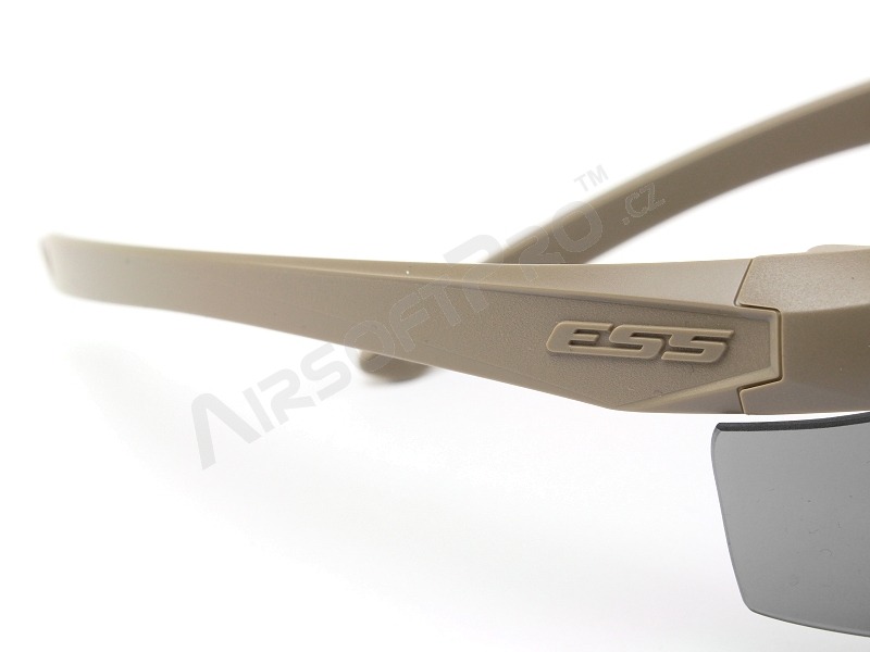 Ochranné brýle Crosshair 3LS TAN s balistickou odolností - čiré, tmavé, žluté [ESS]
