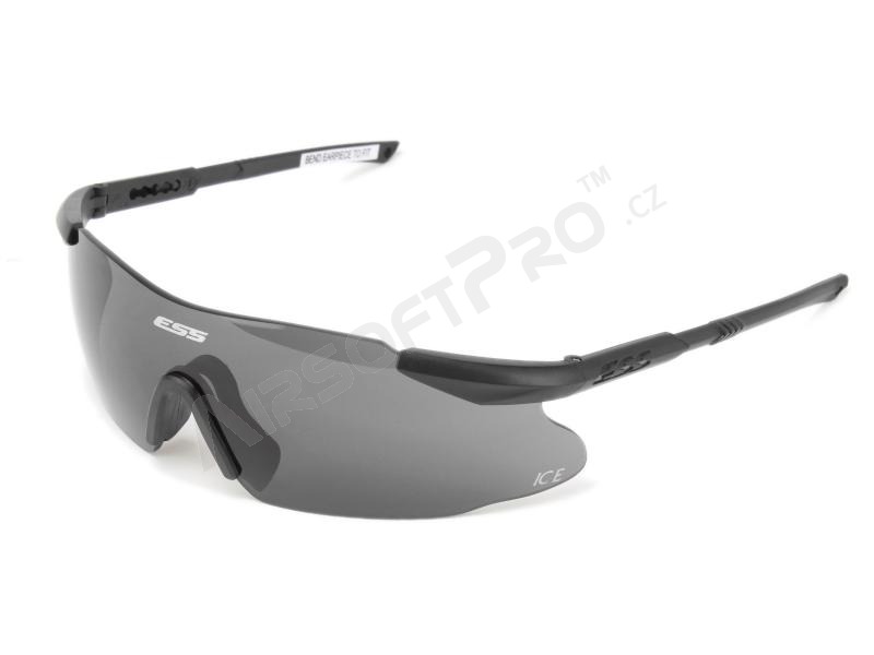 ICE 2LS glasses with ballistic resistance - clear, black [ESS]