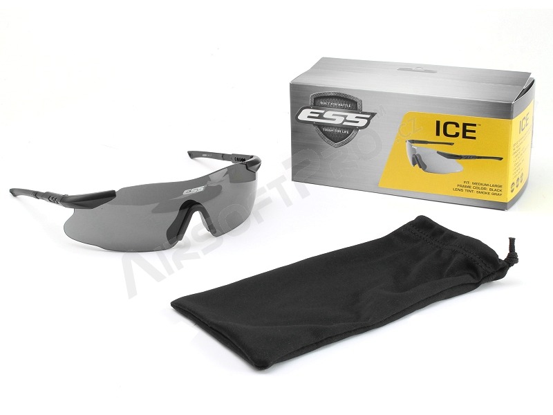 Ochranné brýle ICE ONE s balistickou odolností - tmavé [ESS]