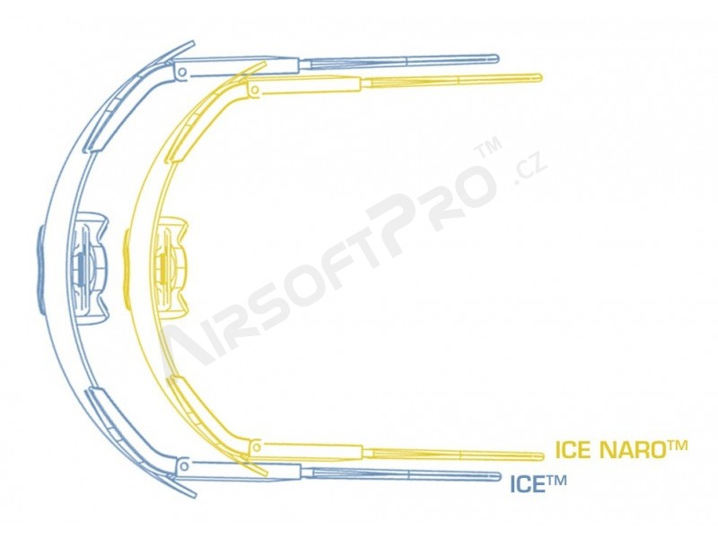 ICE NARO Frame and Nosepiece Kit - black [ESS]