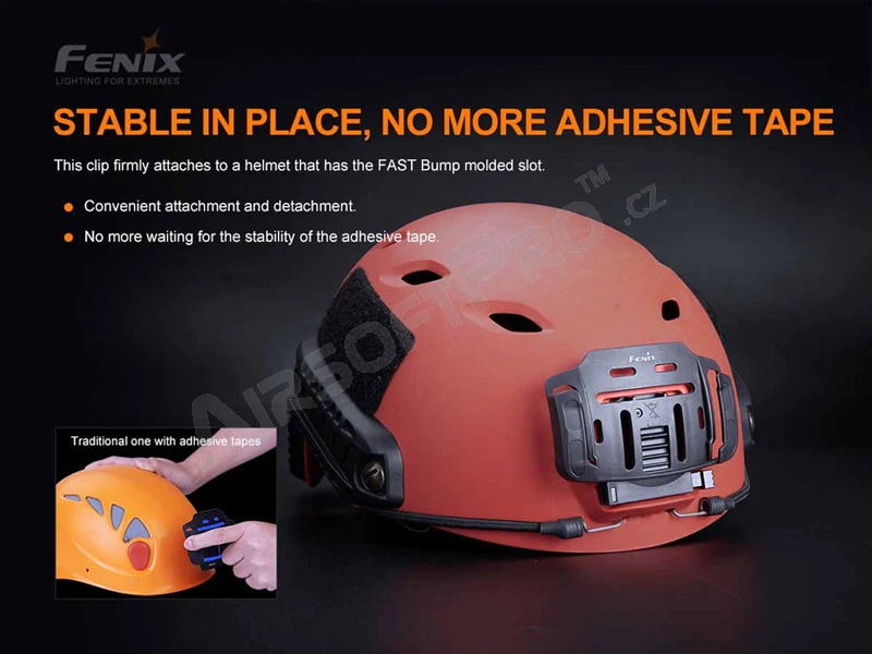 Helmet NVG mount ALG-04 for HL55, HL60R, HM61R, HM65R and HM70R headlamps [Fenix]